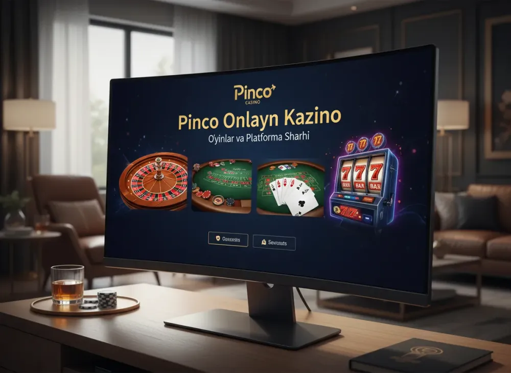 Pinco kazino sharhi va o‘yin imkoniyatlari haqida